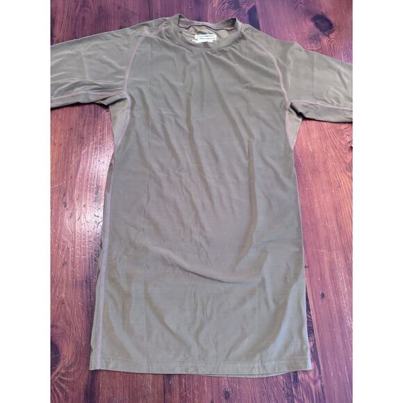 5.11 Tactical Brown Crew Neck Tight Mens Short Sleeve Size M Undergear NWT $65 - Picture 10 of 13